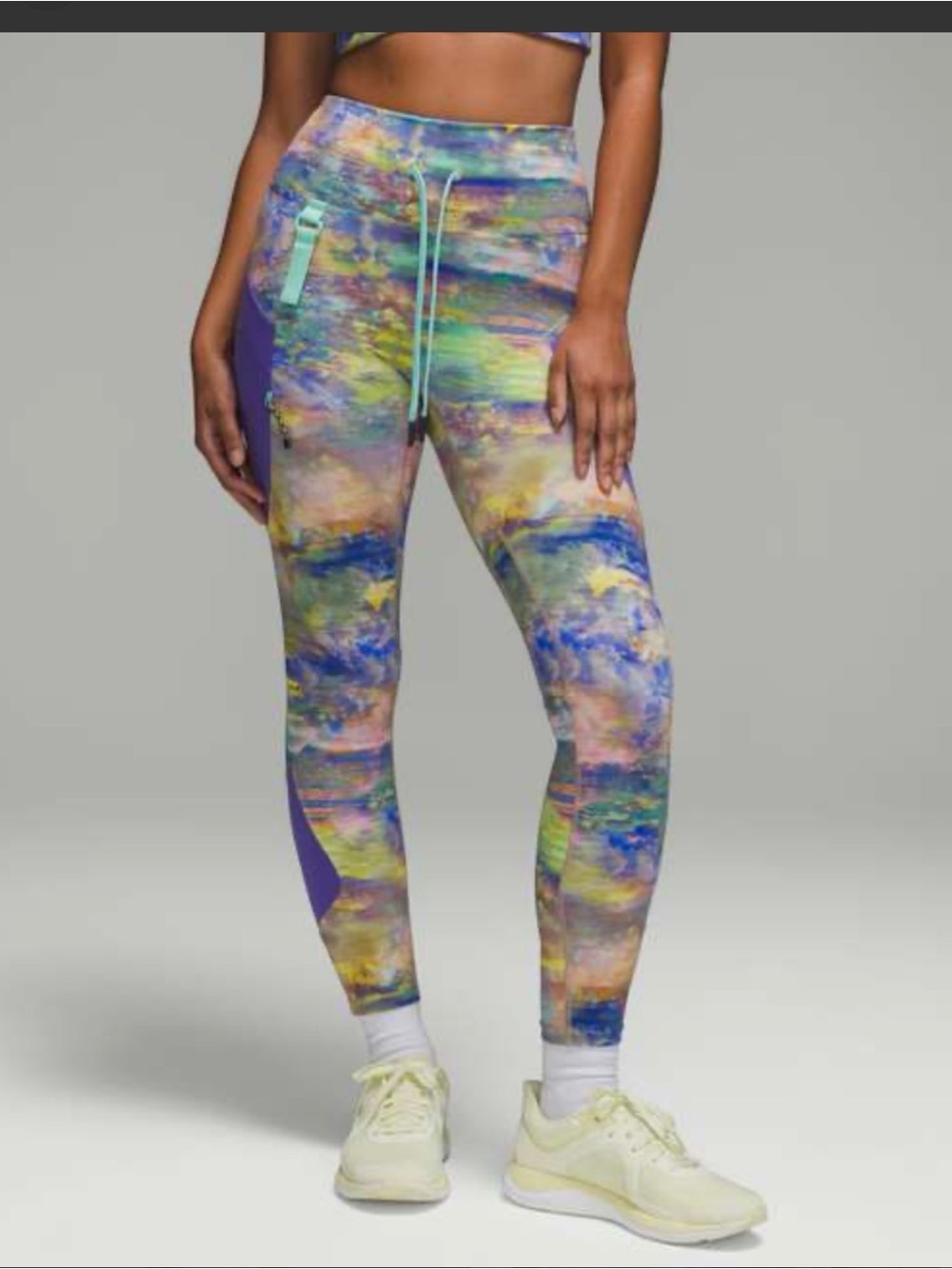 lululemon Cargo High-Rise Hiking Tight Multi Watercolor Limited Edition Print